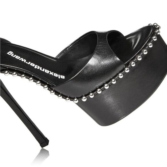 Alexander Wang Nova Ankle Strap 145 Studded Platform High Heel, New, Size 35.5 - Picture 5 of 16